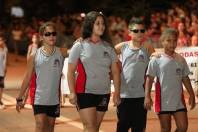  Imagens do Desfile Festivo em comemoração aos 161 Anos da Cidade, nesta sexta-feira (9/3), com o Tema "O Esporte em Joinville".  - Fotografo: Kátia Nascimento - Data: 09/03/2012