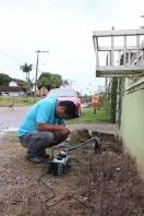 No bairro Espinheiros, das 286 casas vistoriadas pela Companhia Águas de Joinville, 20% apresentaram irregularidades nas ligações de esgoto. - Fotografo: Secom/Divulgação - Data: 07/10/2014