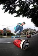 Joinville terá seu primeiro "Go skate day" neste domingo (24/6), às 10 horas, na avenida Hermann August Lepper durante o "Joinville em Movimento". - Fotografo: Divulgação/Guilherme Nascimento - Data: 21/06/2012