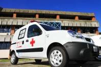 A Prefeitura de Joinville entrega nesta segunda-feira (05/3) sete novas ambulâncias para a renovação da frota da Secretaria da Saúde. - Fotografo: Mauro Artur Schlieck - Data: 02/03/2012