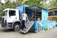 A Fundação SOS Mata Atlântica, em parceria com a Fundação Municipal do Meio Ambiente (Fundema) traz para Joinville a "A Mata Atlântica é aqui - Exposição Itinerante do Cidadão Atuante". - Fotografo: Mauro Arthur Schlieck - Data: 16/11/2011
