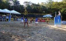Neste sábado (11/8),  às 16 horas, o Parque da Cidade receberá atletas do vôlei brasileiro e mundial para a terceira etapa do Desafio de Vôlei de Praia Banco do Brasil. Iniciativa é da Fundação de Esportes, Lazer e Eventos de Joinville. Primeira etapa ocorreu em Teresina (foto). - Fotografo: Divulgação Felej - Data: 07/08/2012