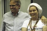 Prefeito Carlito Merss recebeu na manhã desta quarta-feira (21/11) uma homenagem das Comunidades Tradicionais de Terreiros de Joinville e presentação do Grupo Afoxé Omilode - Fotografo: Kátia Nascimento - Data: 21/11/2012