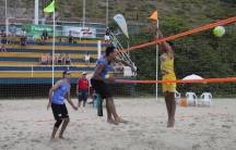 Equipe masculina de volei de praia de Joinville é eliminada pelo município de Itajaí dos 54º  Jasc. - Fotografo: Phelippe José da Silva - Data: 21/11/2014