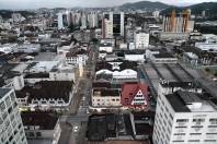 Joinville - área central urbana - Fotografo: Rogerio da Silva / Secom - Data: 17/05/2016