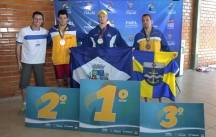 Atleta da natação de Joinville  Daniel Orzechowski vence prova nos 54º  Jasc em Itajaí = Premiação - Fotografo: Phelippe José da Silva - Data: 17/11/2014