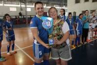 EM.Paulo Medeiros campeã de Futsal Feminino do 16º Jogos Escolares de Joinville categoria 14 a 16 anos. - Fotografo: Phelippe José da Silva - Data: 14/11/2014