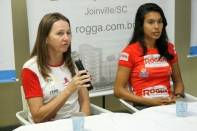 Atleta Tamires Liz concede entrevista para imprensa de Joinville - Fotografo: Phelippe José - Data: 08/11/2013