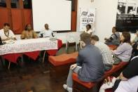 Nesta sexta-feira (18/11) aconteceu no auditório da Estação da Memória uma mesa-redonda sobre religiosidade, história e política. O evento faz parte da programação da 3ª Semana da Consciência Negra de Joinville - Fotografo: Kátia Nascimento - Data: 18/11/2011