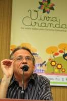O prefeito de Joinville, Carlito Merss, participou na tarde de segunda-feira (10/10), na Univille, da abertura do Seminário de Turismo Pedagógico de Base Comunitária - Fotografo: Mauro Artur Schlieck - Data: 10/10/2011