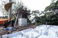 Obras do novo Mirante de Joinville - Fotografo: Rogerio da Silva - Data: 21/05/2014
