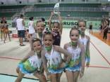 Joinville venceu as três categorias em disputa no Campeonato Estadual de Conjuntos de Ginástica Rítmica, ocorrido neste sábado (1º/12), em Brusque. A equipe da Felej esteve representada com 17 ginastas na competição pré-Infantil, Infantil e Juvenil. - Fotografo: Divulgação Felej - Data: 03/12/2012