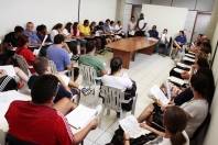 Reunião com professores da rede estadual, municipal e particular sobre o início do Jeville(Jogos Escolares de Joinville) - Fotografo: Phelippe José - Data: 02/04/2014