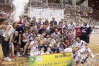 O Joinville é campeão da Superliga Futsal 2012. Levantou a taça neste sábado (03/3), no Centreventos Cau Hansen, depois de vencer o Carlos Barbosa por 2 a 1. - Fotografo: Mauro Artur Schlieck - Data: 03/03/2012