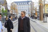 Prefeito Carlito na rua central de Clermont-Ferrand em via utilizada exclusivamente pelo VLP - Fotografo: Anildo Jorge dos Santos - Data: 25/10/2011