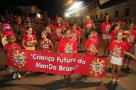 Imagens do Desfile de Blocos e Escolas de Samba de Joinville neste sábado (18/02) na Rua Rio Branco. Bloco Manda Brasa. - Fotografo: Kátia Nascimento - Data: 19/02/2012