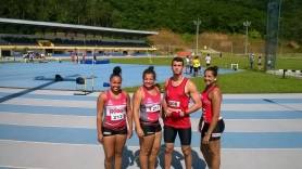 Samara Furtado (E), Ana Lays Bayer, Eduardo Ferreira dos Santos e Thalia Cristine André: Joinville com boas marcas em Itajaí - Fotografo: Divulgação - Data: 04/04/2016