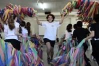 Grupo de dança da Escola Municipal Pedro Ivo Campos ensaiam a coreografia "Galantes" para o festival de dança de joinville - Fotografo: Jaksson Zanco - Data: 17/07/2013