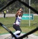 Atleta de Joinville Samara Furtado na prova arremesso de martelo - Fotografo: Phelippe José da Silva - Data: 24/09/2014