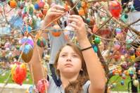 Inicio da montagem da Osterbaum (árvore de Páscoa) Pública de Joinville, na Praça Lauro Müller - Fotografo: Bruno Isidoro - Data: 10/04/2014