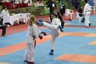 Karatê feminino de Joinville Competindo nos 27º joguinhos Abertos de SC em Caçador - Fotografo: Phelippe José - Data: 26/07/2014