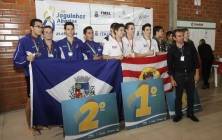 Equipe de Natação masculina de Joinville conquista o segundo lugar nio revezamento 4 x 100  nos 28º Joguinhos Abertos em Itajaí - Fotografo: Phelippe José - Data: 27/07/2015