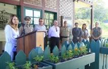 A Prefeitura de Joinville, por meio da Fundação Turística de Joinville, firmou nesta segunda-feira (07/5) o convênio de cessão de uso de duas salas para instalação de postos com a Polícia Militar. - Fotografo: Kátia Nascimento - Data: 07/05/2012