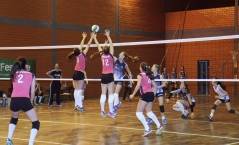 Volei feminino de Joinville competindo nos Jogos Regionais em Rodeio. - Fotografo: Phelippe José da Silva - Data: 06/09/2014