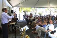 A Homenagem aos Ex-Prefeitos e Imigrantes que colonizaram Joinville aconteceu neste domingo (11/3). O prefeito Carlito Merss falou da importância do evento para a cidade. - Fotografo: Kátia Nascimento - Data: 11/03/2012