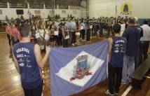 Solenidade de Abertura do 3º Citadino de Voleibol de Joinville no Ginásio Mário Timm. - Fotografo: Phelippe José - Data: 23/05/2015