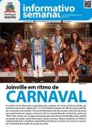 Capa Informativo Semanal da Prefeitura de Joinville - número 74 - período de 9 a 13 de 2015 - Fotografo: Secom / Arte - Data: 13/02/2015