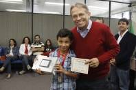 Os trabalhos vencedores do "Concurso Cultural de Desenhos e Frases: Capa do IPTU 2012" foram conhecidos na manhã desta quarta-feira (16). O desenho que vai estampar os carnês do IPTU 2012 é do estudante Vitor Alexandre Valentim, do quarto ano da escola municipal Dom Jaime de Barros Câmara. - Fotografo: Kátia Nascimento - Data: 16/11/2011