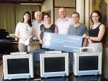 Equipamentos multiparâmetros foram entregues nesta quarta feira (22/02) ao Hospital Municipal São José de Joinville. O valor é referente ao programa “Troco Amigo” criado pela rede de Farmácias e Drogarias Panvel para ajudar hospitais públicos. - Fotografo: Divulgação - Hospital São José - Data: 23/02/2012