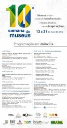 A décima edição da Semana de Museus de Joinville começa neste sábado (12/5), a partir das 9h com a Edição especial do Sábado na Estação. - Fotografo: Divulgação/CULTURA - Data: 10/05/2012