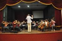 Maestro Martinho Lutero Klemann no primeiro ensaio da Orquestra Cidade de Joinville - Fotografo: Paulo Júnior / Secom - Data: 01/09/2015