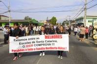 A Semana da Pátria de Joinville conta com dez desfiles em diferentes bairros de Joinville. Nesta segunda-feira (3/9) o evento aconteceu no Boa Vista. - Fotografo: Mauro Artur Schlieck - Data: 03/09/2012