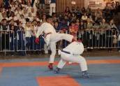 Atleta de Karatê de Joinville Mateus Ferreira Leite vence final Kumitê  por equipe na 14ª Olesc em Cricuma. - Fotografo: Phelippe José da Silva - Data: 22/09/2014