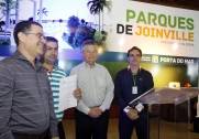 Solenidade de assinatura da ordem de serviço para início das obras da Porta do Mar - Fotografo: Jaksson Zanco - Data: 24/04/2013