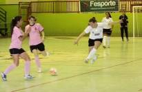 Futsal feminino de Joinville vence Ilhota nos Jogos Regionais em Rodeio. - Fotografo: Phelippe José da Silva - Data: 06/09/2014