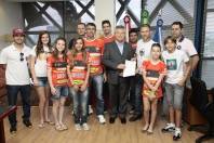 Assinatura da lei que reconhece de Utilidade Pública Municipal Sociedade Esportiva e Recreativa Cultural - FPA de Joinville - Fotografo: Jaksson Zanco - Data: 25/11/2013