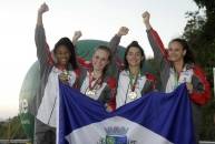 Atletismo Feminino de Joinville é campeão Geral nos 28º Joguinhos Abertos em Itajaí - Fotografo: Phelippe José - Data: 28/07/2015
