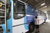 A Secretaria de Assistência Social de Joinville apresenta, nesta quarta-feira, às 14 horas, o ônibus adaptado que dará suporte ao projeto ASSIM - Assistência Social Itinerante Municipal - Fotografo: Jaksson Zanco - Data: 11/03/2014