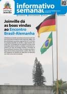 Capa do Informativo Semanal da Prefeitura de Joinville - 105 - período de 14  a 18 de setembro de 2015 - Fotografo: Secom / Arte - Data: 18/09/2015