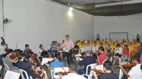 Concerto Orquestra de Joinville Penitenciária Industrial  - Fotografo: Paulo Júnior/ Secom  - Data: 20/01/2016
