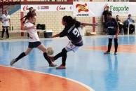 Futsal feminino de Joinville competindo na 14ª Olesc em Criciúma. - Fotografo: Phelippe José da Silva - Data: 23/09/2014
