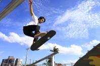 Hoje foi dia de show na pista de skate do Parque da Cidade com o Campeonato de Street Skate. O evento faz parte da Programação de Aniversário dos 161 Anos de Joinville. - Fotografo: Mauro Artur Schlieck - Data: 09/03/2012