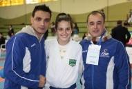 Schayenne Ristow atleta karatê de Joinville vence luta Kumitê individual nos 27º Joguinhos Abertos de sc em Caçadot - Fotografo: Phelippe José da Silva - Data: 27/07/2014
