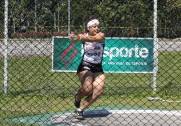 Atleta Ana Layz bateu record nacional na prova arremesso de martelo na 14ª Olesc em Criciúma. - Fotografo: Phelippe José da Silva - Data: 24/09/2014