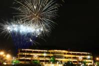 O último espetáculo da noite do Natal dos Sonhos de Joinville foi a queima dos fogos de artifício - Fotografo: Mauro Artur Schlieck - Data: 24/11/2011