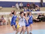 Basquete Feminino de Joinville competindo nos 27º Joguinhos Abertos de SC em Caçador - Fotografo: Phelippe José - Data: 26/07/2014